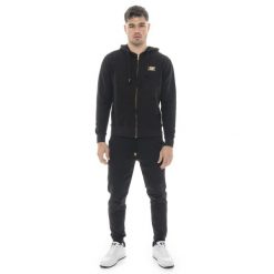 Leone Gold Herren Winter Trainingsanzug mit Kapuze, Reißverschluss, gerade Hose. Czarne buty sportowe męskie LEONE 1947 APPAREL, z bawełny, bez zapięcia, na fitness i siłownię. W wyprzedaży za 205.32 zł.
