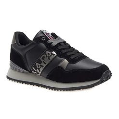 Buty damskie Napapijri NP0A4HWB. Czarne obuwie sportowe damskie Napapijri, bez wzorów, trekkingowe. Za 219.99 zł.