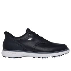 Buty do golfa Skechers Go Golf Prestige. Czarne buty sportowe męskie Skechers, bez zapięcia, na golfa, Skechers Sport. Za 723.80 zł.
