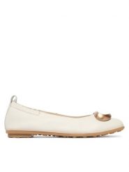 Hispanitas Baleriny HV263931 C004 Beżowy. Brązowe baleriny damskie Hispanitas, bez wzorów, ze skóry, bez obcasa. Za 479.99 zł.