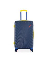 Semi Line Walizka średnia T5937-2 Granatowy. Niebieskie walizki męskie Semi-line, bez wzorów, z tworzywa sztucznego, średnie. Za 189.99 zł.