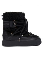 Tommy Hilfiger Śniegowce Faux Shearling Snowboot FW0FW08788 Czarny. Czarne śniegowce i trapery damskie Tommy Hilfiger, z materiału. Za 559.99 zł.