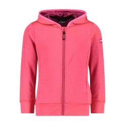 Dziewczęca bluza z kapturem CMP. Czerwone bluzy dla dziewczynek CMP, bez wzorów, bez ramiączek, z kapturem. Za 218.45 zł.