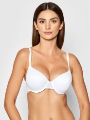 Chantelle Biustonosz z fiszbiną Day To Night C15F60 Biały. Białe biustonosze Chantelle, bez wzorów, z syntetyku. Za 399.99 zł.