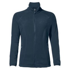 Bluza polarowa damska Vaude Rosemoor Fleece Jacket II. Niebieskie bluzy damskie Vaude, m, bez wzorów, z polaru, bez kaptura. Za 308.99 zł.