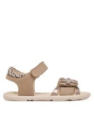 Primigi Sandały 1416800 S Beżowy. Brązowe sandały dziewczęce Primigi, z nubiku, bez zapięcia. Za 279.99 zł.