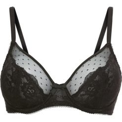 Biustonosz bonprix czarny. Biustonosze marki bonprix. Za 44.99 zł.