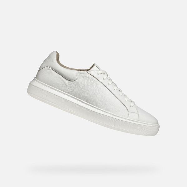 Buty GEOX U DEIVEN Biały. Białe buty sportowe męskie Geox, bez zapięcia. Za 352.99 zł.