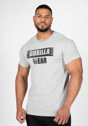 Murray Koszulka - Szary Melange. Szare koszulki sportowe męskie GORILLA WEAR, m, bez wzorów, z bawełny, bez kołnierzyka, bez ramiączek, na fitness i siłownię. Za 209.00 zł.