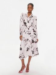 Bruuns Bazaar Sukienka koszulowa Liria BBW3828 Różowy Relaxed Fit. Czerwone sukienki damskie Bruuns Bazaar, bez wzorów, z syntetyku, bez kołnierzyka, bez ramiączek, koszulowe. W wyprzedaży za 449.99 zł.