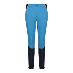 Spodnie damskie turystyczne CMP 38E4846. Niebieskie spodnie sportowe damskie CMP, l, bez wzorów, trekkingowe. W wyprzedaży za 279.99 zł.