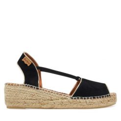 Espadryle Toni Pons. Czarne sandały damskie Toni Pons, bez wzorów, bez obcasa, bez zapięcia. Za 289.99 zł.