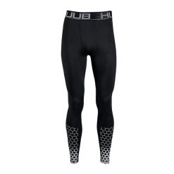 Legginsy kompresyjne męskie HUUB Compression Tights. Czarne legginsy sportowe męskie Huub, m, bez wzorów, z elastanu, długie, do biegania. Za 549.99 zł.