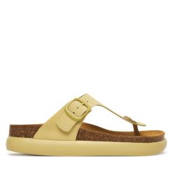 Japonki Scholl. Czerwone klapki damskie Scholl, bez wzorów, bez obcasa. Za 379.99 zł.