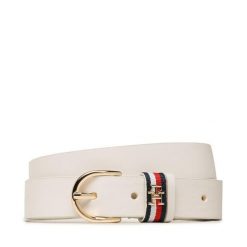 Pasek Damski Tommy Hilfiger. Białe paski damskie Tommy Hilfiger, bez wzorów. Za 129.99 zł.