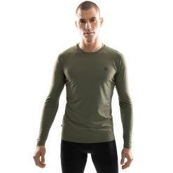 Męska koszulka treningowa z długim rękawem Fitness Siroko Wild. Zielone koszulki sportowe męskie SIROKO, m, bez wzorów, z tkaniny, bez kołnierzyka, bez ramiączek, na fitness i siłownię. Za 105.00 zł.
