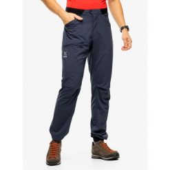 Spodnie softshell męskie Haglofs L.I.M Fuse Pant. Niebieskie spodnie sportowe męskie Haglöfs, na lato, l, bez wzorów, z softshellu, trekkingowe. Za 312.99 zł.