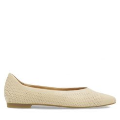 Baleriny Lasocki. Brązowe baleriny damskie Lasocki, bez wzorów, bez obcasa. Za 159.99 zł.