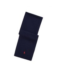 Polo Ralph Lauren Szalik 323953205001 Granatowy. Niebieskie szaliki dla dzieci Polo Ralph Lauren, bez wzorów, z wełny. Za 279.99 zł.