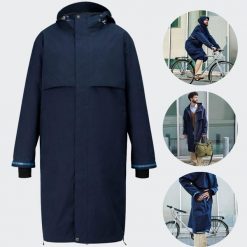 Weathergoods Sweden Imbris oversize wodoodporna kurtka rowerowa ciemnozielona. Niebieskie kurtki damskie WEATHER GOODS, s, bez wzorów, z poliesteru, bez kaptura. Za 863.95 zł.