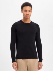 Drykorn Męski sweter z dzianiny z wełną - Irmino Mężczyźni Bawełna czarny jednolity, M. Czarne swetry przez głowę męskie DRYKORN, m, bez wzorów, z bawełny, bez kołnierzyka. Za 499.95 zł.