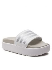 Adidas Klapki adilette Platform Slides IE9703 Biały. Białe klapki damskie Adidas, bez wzorów, z syntetyku. Za 239.99 zł.