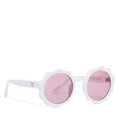 Okulary przeciwsłoneczne Guess. Białe okulary przeciwsłoneczne dla dzieci Guess. Za 169.99 zł.