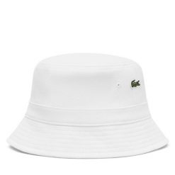 Kapelusz Lacoste. Białe czapki i kapelusze damskie Lacoste, bez wzorów. Za 199.99 zł.