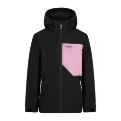 Dziewczęca kurtka narciarska Protest Noortje. Czarne buty zimowe dziewczęce Protest, bez wzorów, bez zapięcia. Za 417.50 zł.