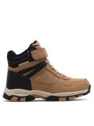 Sprandi Trapery CP86-18510 Brązowy. Brązowe buty zimowe chłopięce Sprandi, bez wzorów, z materiału, bez zapięcia. Za 169.99 zł.