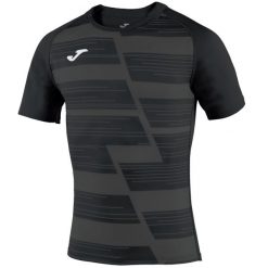 Koszulka męska Joma Haka Tee. Czarne koszulki sportowe męskie Joma, m, bez wzorów, z dresówki, bez kołnierzyka, bez ramiączek, na fitness i siłownię. Za 185.10 zł.