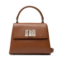 Torebka Furla. Brązowe torebki do ręki damskie Furla, bez wzorów, klasyczne, bez dodatków. Za 1,859.00 zł.