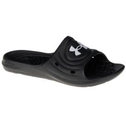 Klapki męskie Under Armour Locker IV SL. Białe klapki męskie Under Armour, z materiału. Za 146.00 zł.