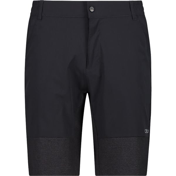 Szorty bermudzkie CMP. Czarne krótkie spodenki sportowe męskie CMP, s, bez wzorów, z materiału, narciarskie. Za 269.49 zł.