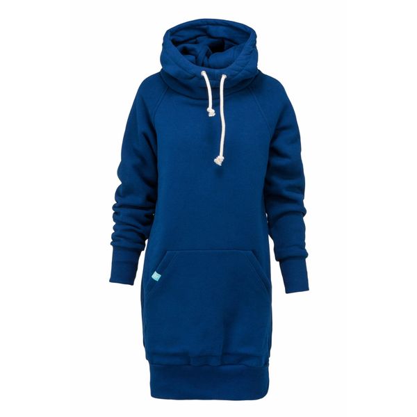 Bluza sportowa z kapturem damska DEEP TRIP Luzak. Niebieskie bluzy damskie DEEP TRIP, xs, bez wzorów, z kapturem. Za 369.00 zł.