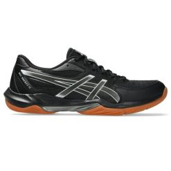 Buty halowe Asics Gel-Rocket 12. Czarne buty sportowe męskie Asics, bez zapięcia, do siatkówki. Za 299.99 zł.