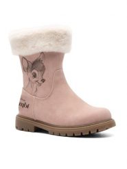 Disney Classics Kozaki CS1575-02DCLS Różowy. Czerwone buty zimowe dziewczęce Disney Classics, bez wzorów, z tworzywa sztucznego, bez zapięcia. Za 119.99 zł.
