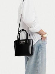 Nine West Torebka CEO-CLASSIC EDGE-LA374-4770 Czarny. Czarne torebki do ręki damskie Nine West, bez wzorów, ze skóry, bez dodatków. Za 159.99 zł.