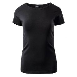 Koszulka damska Hi-Tec Lady Puro - czarna, Rozmiar L. Czarne koszulki sportowe damskie Hi-tec, l, bez wzorów, z bawełny, bez kołnierzyka, bez ramiączek, na fitness i siłownię. Za 34.99 zł.