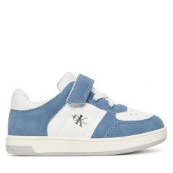 Sneakersy Calvin Klein. Białe trampki i tenisówki chłopięce Calvin Klein, bez wzorów, bez zapięcia. Za 299.99 zł.