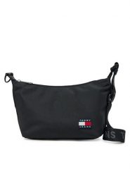 Tommy Jeans Torebka Tjw Ess Daily Shoulder Bag AW0AW17287 Czarny. Czarne torebki do ręki damskie Tommy Jeans, bez wzorów, z jeansu, bez dodatków. Za 179.99 zł.