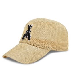 Czapka z daszkiem Patrizia Pepe. Brązowe czapki i kapelusze damskie Patrizia Pepe, bez wzorów. Za 265.99 zł.