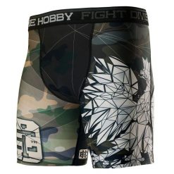 Spodenki Vale Tudo do MMA męskie EXTREME HOBBY POLSKA CAMO. Brązowe krótkie spodenki sportowe męskie EXTREME HOBBY, m, bez wzorów, z elastanu. Za 179.00 zł.
