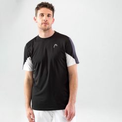 Koszulka z krótkim rękawem męska CLUB 22 Tech. Białe koszulki sportowe męskie Head, m, bez wzorów, z materiału, bez kołnierzyka, bez ramiączek, tenisowe. W wyprzedaży za 115.50 zł.