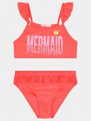 Billieblush Strój kąpielowy U20061 Koralowy. Pomarańczowe stroje kąpielowe dla dziewczynek Billieblush, bez wzorów, z syntetyku. Za 119.99 zł.