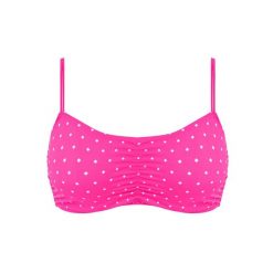 Damski top do kostiumu kąpielowego Freya Jewel Cove. Czerwone topy damskie Freya, bez wzorów, z materiału, bez kołnierzyka, bez ramiączek. Za 232.00 zł.