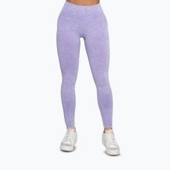 Legginsy GymBeam Lift. Fioletowe legginsy damskie GYMBEAM, bez wzorów, na fitness i siłownię. Za 89.99 zł.