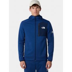 Sweter Męski The North Face M Mountain Athletics. Niebieskie swetry przez głowę męskie The North Face, m, bez wzorów, bez kołnierzyka. Za 429.00 zł.