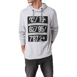 Bluza turystyczna męska Tom Tailor Hoodie Artwork. Szare bluzy męskie Tom Tailor, m, bez wzorów, z bawełny, z kapturem. W wyprzedaży za 115.00 zł.