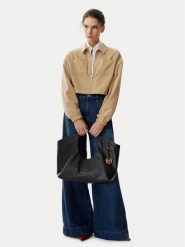 MICHAEL Michael Kors Torebka 30T6AX6T3L Czarny. Czarne torebki do ręki damskie MICHAEL Michael Kors, bez wzorów, ze skóry, bez dodatków. Za 1,779.00 zł.